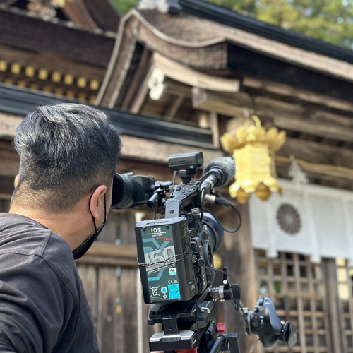 シネマカメラで撮影