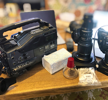 撮影機材メンテナンス