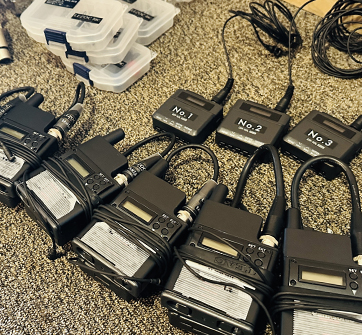 大人数での音声収録