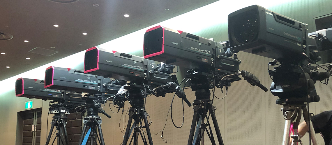 ライブ撮影、配信